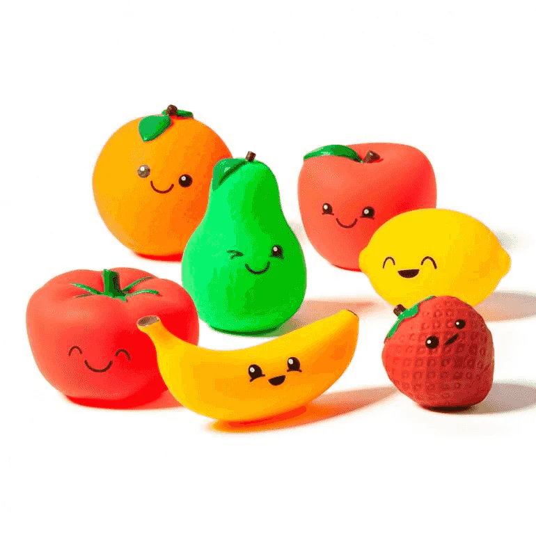 Molto Set de Frutas Sensoriales 7 piezas – Juguete educativo para bebés - Image 2