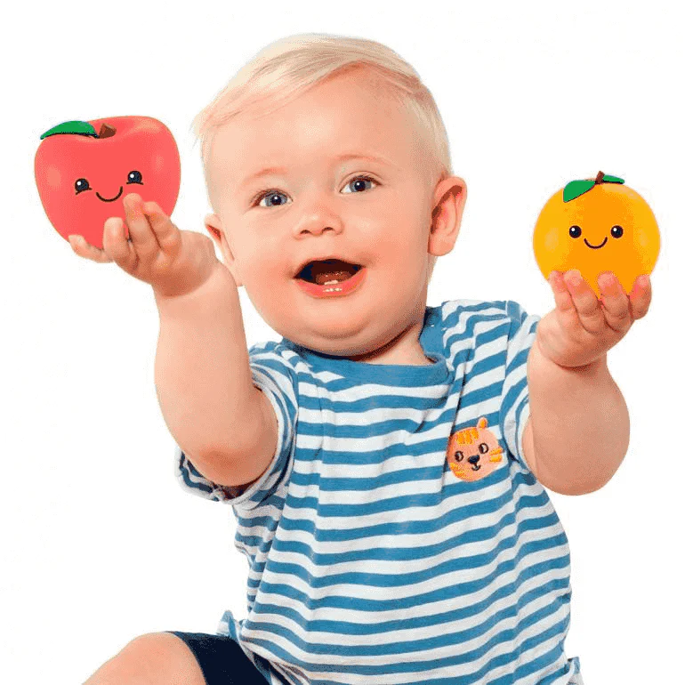 Molto Set de Frutas Sensoriales 7 piezas – Juguete educativo para bebés - Image 3