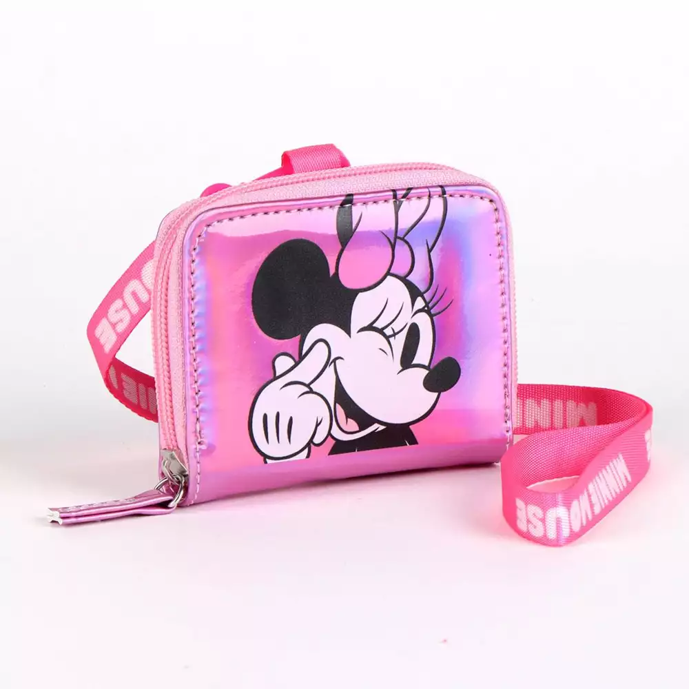 Monedero Iridiscente Minnie Back To School
