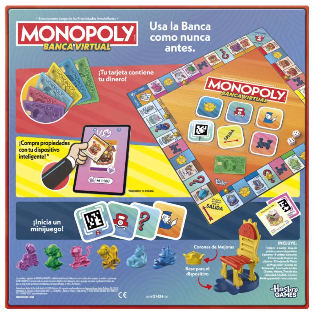 Monopoly Banca Virtual – Juego Clásico con App de Dinero - Image 5
