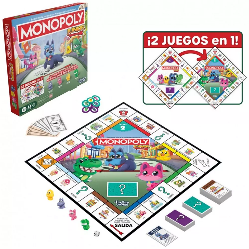 Monopoly Junior 2 en 1 Español - Image 2