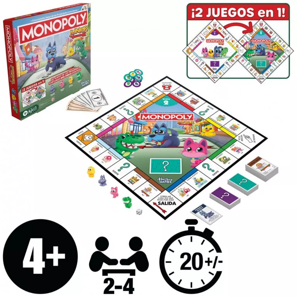 Monopoly Junior 2 en 1 Español - Image 6