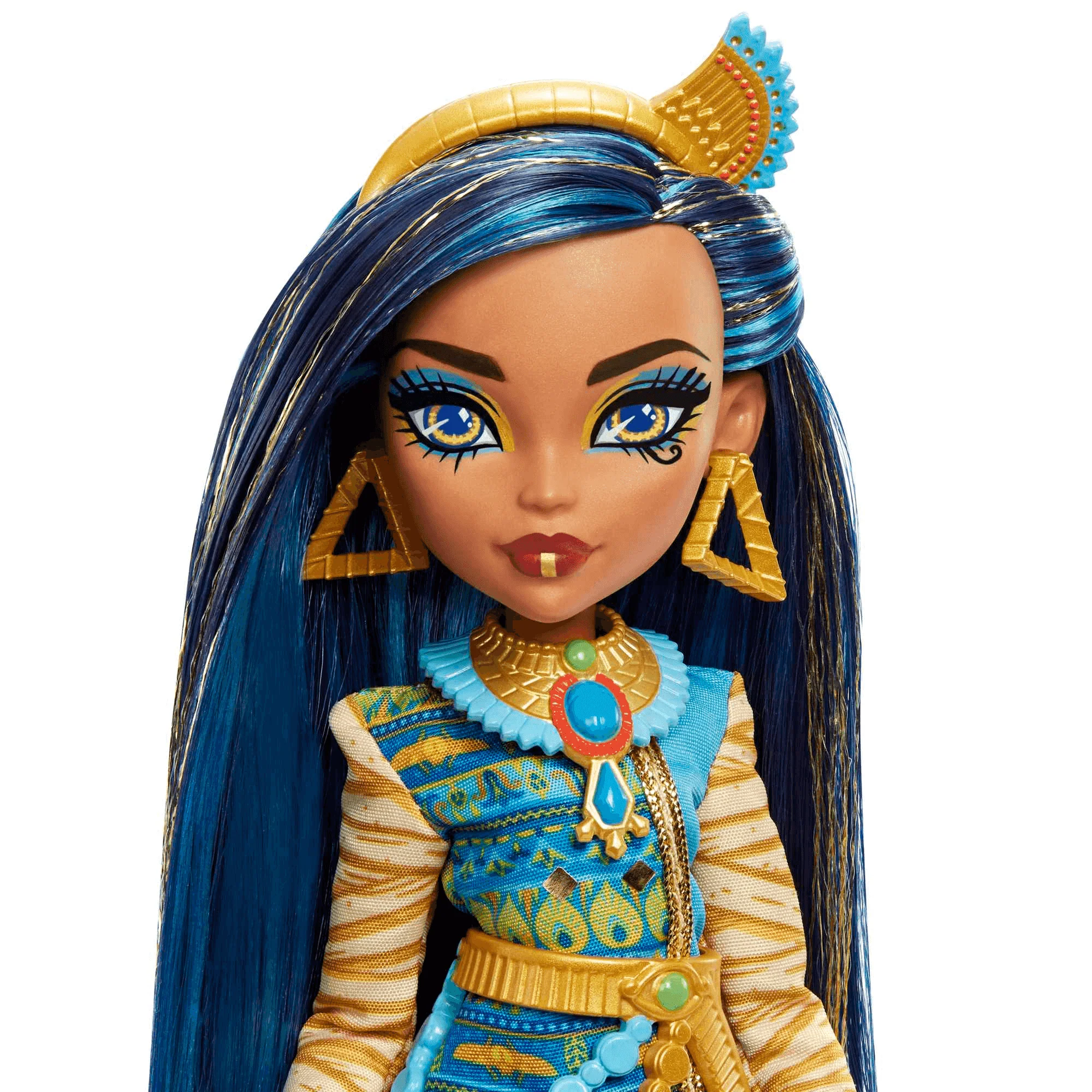 Monster High Cleo de Nile Muñeca articulada con mascota y accesorios de moda - Image 3