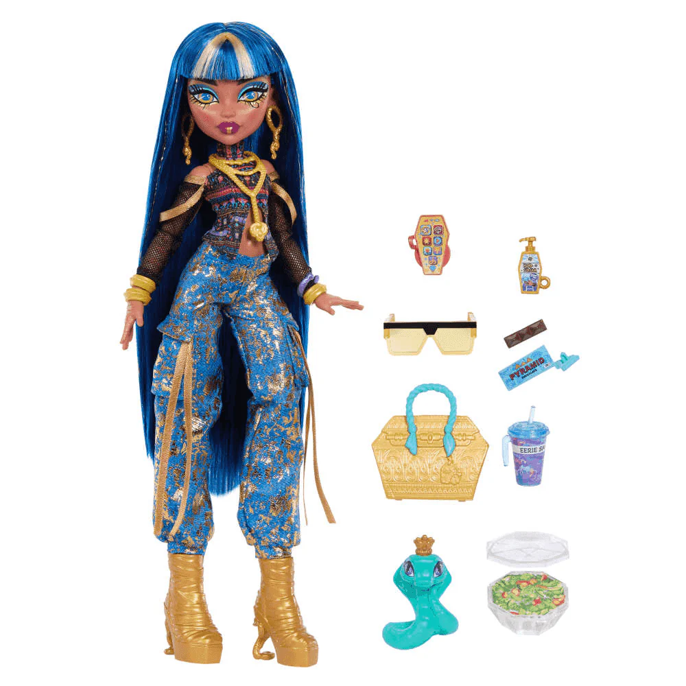 Monster High Cleo De Nile Muñeca con Mascota y Accesorios - Image 5
