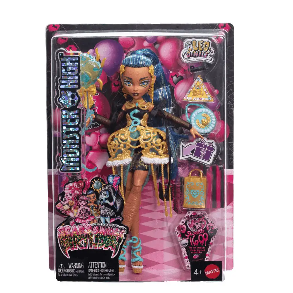 Monster High Cumplespantos Cleo De Nile – Muñeca de fiesta con accesorios temáticos - Image 2