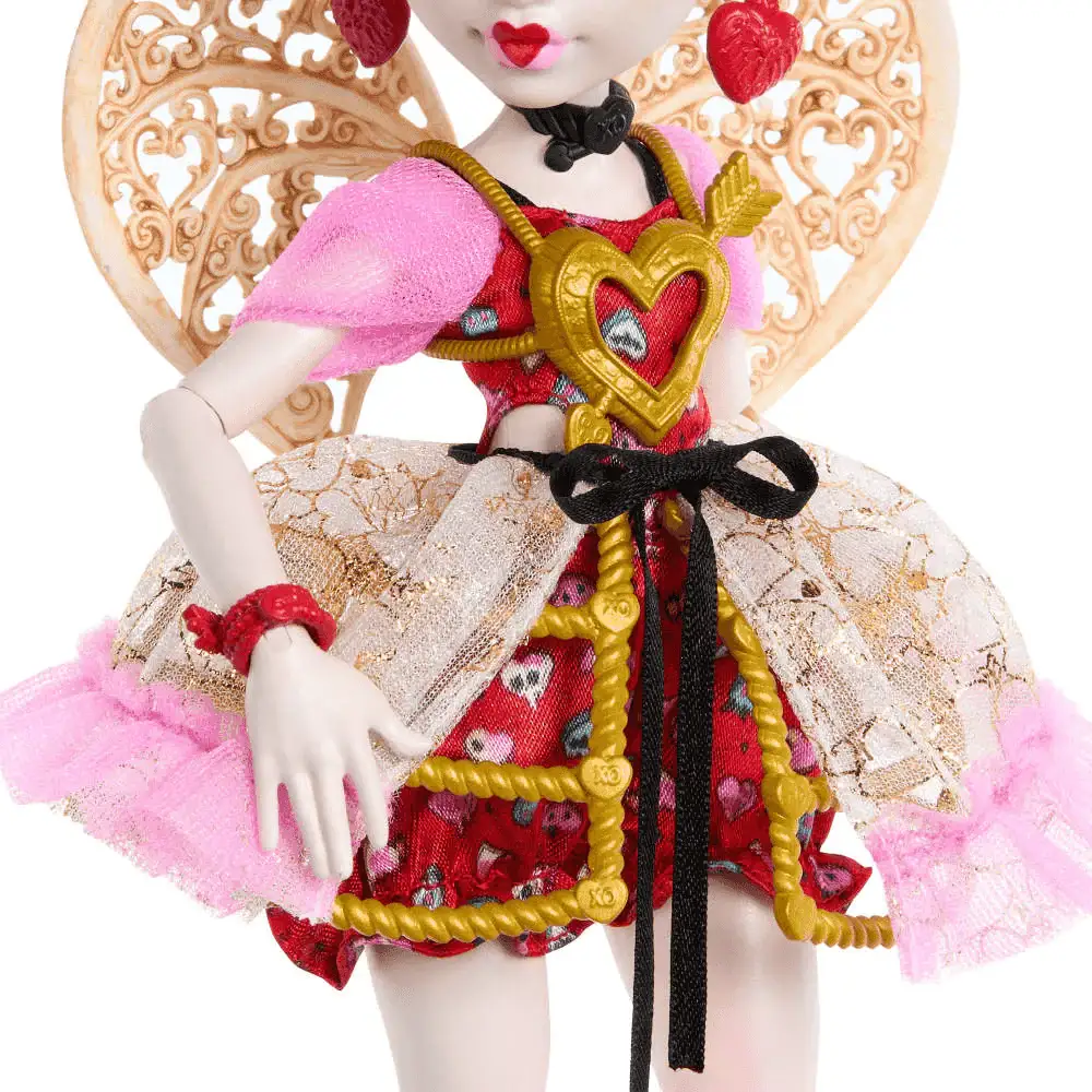 Monster High Cumplespantos Cupid Asteria – Muñeca de fiesta con alas y accesorios románticos - Image 5
