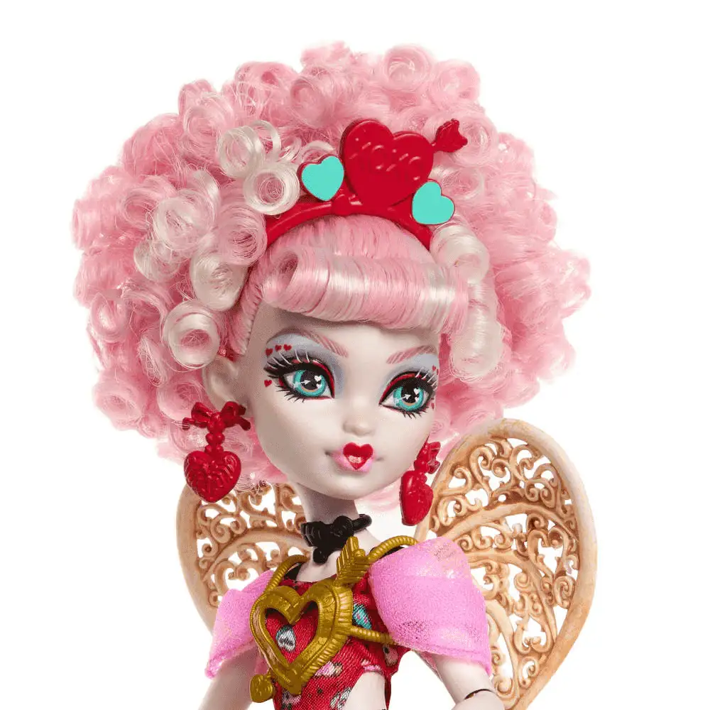 Monster High Cumplespantos Cupid Asteria – Muñeca de fiesta con alas y accesorios románticos - Image 6
