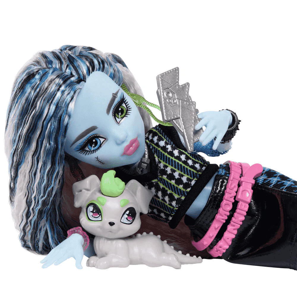 Monster High Frankie Stein Muñeca con Mascota y Accesorios - Image 2