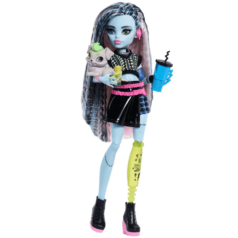 Monster High Frankie Stein Muñeca con Mascota y Accesorios - Image 3