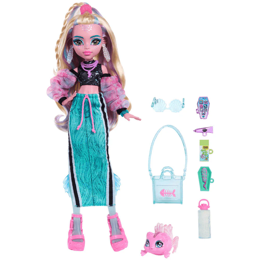 Monster High Lagoona Blue Muñeca con Mascota y Accesorios - Image 5