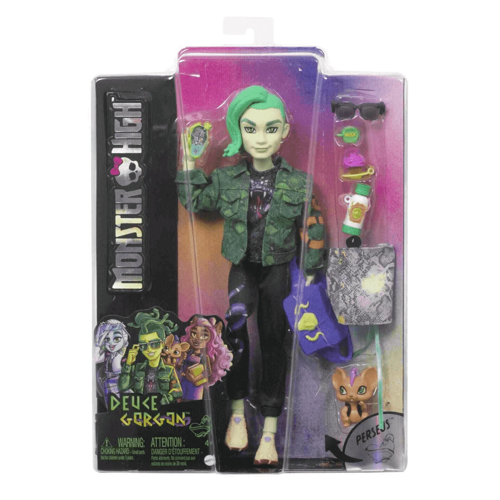 Monster High Muñeco Deuce Gorgon articulado