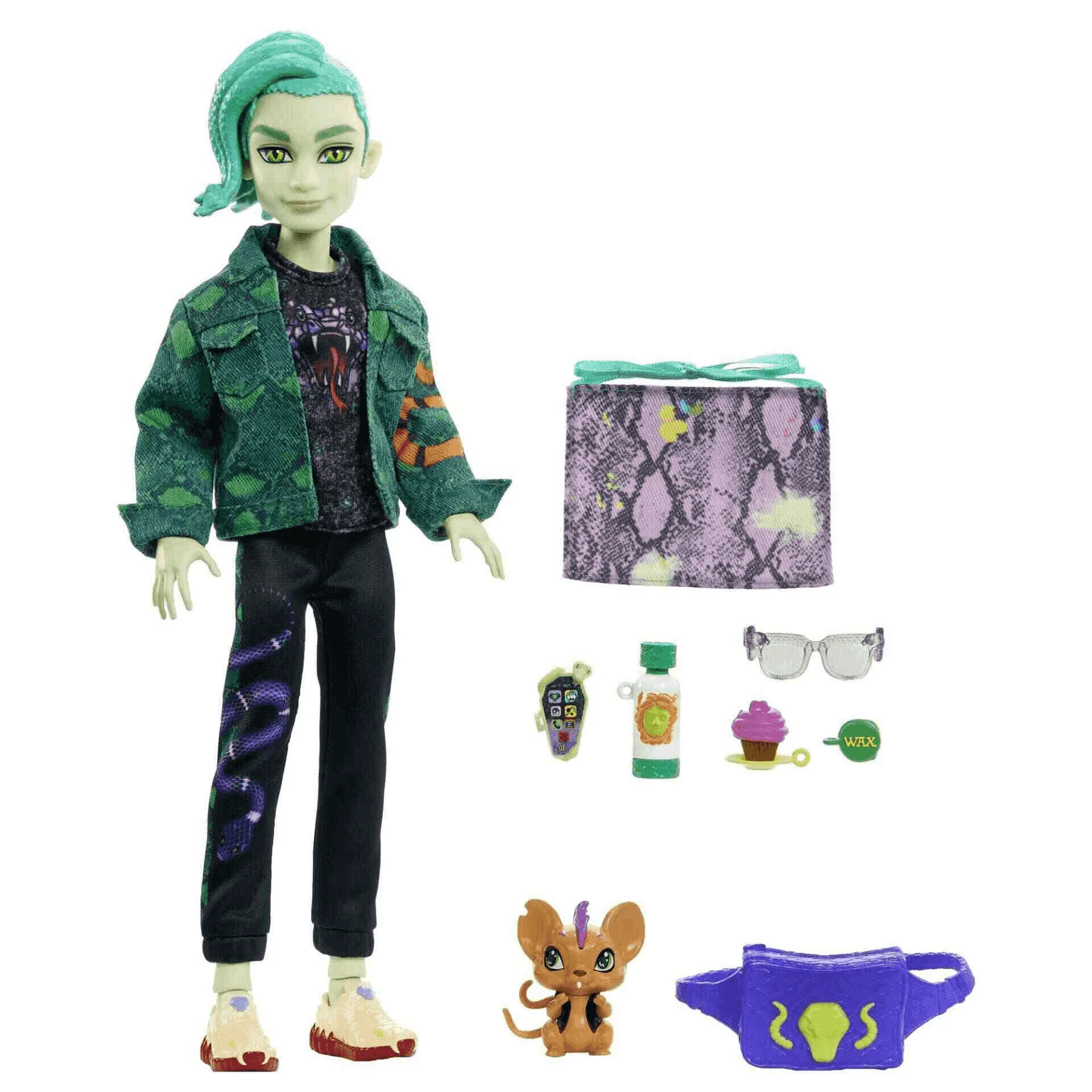 Monster High Muñeco Deuce Gorgon articulado - Image 3