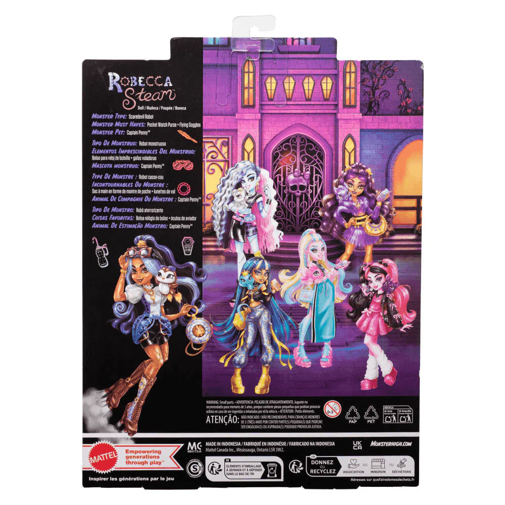 Monster High Robecca Steam Muñeca con Accesorios - Image 3