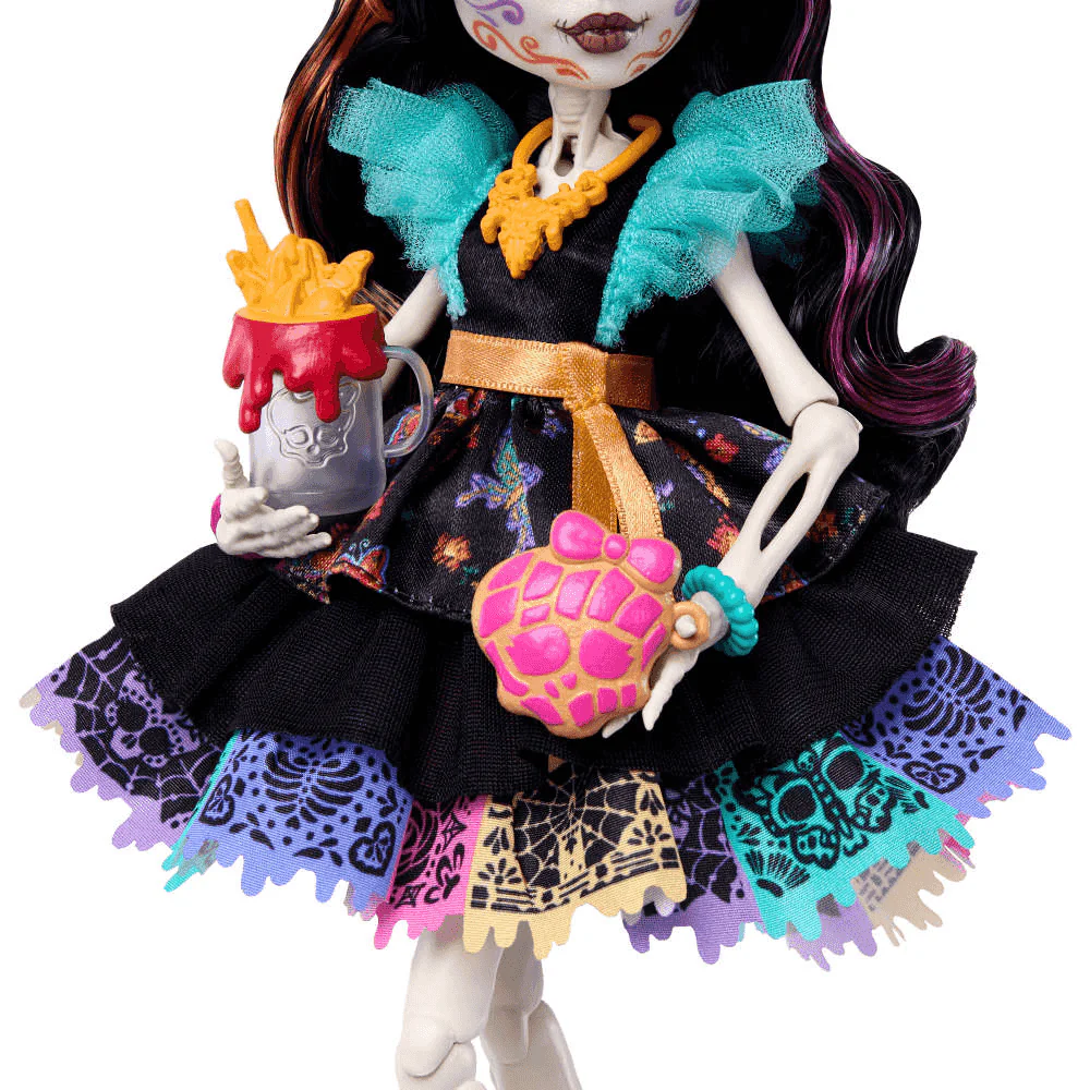 Monster High Skelita Calaveras Muñeca con Mascota y Accesorios - Image 3
