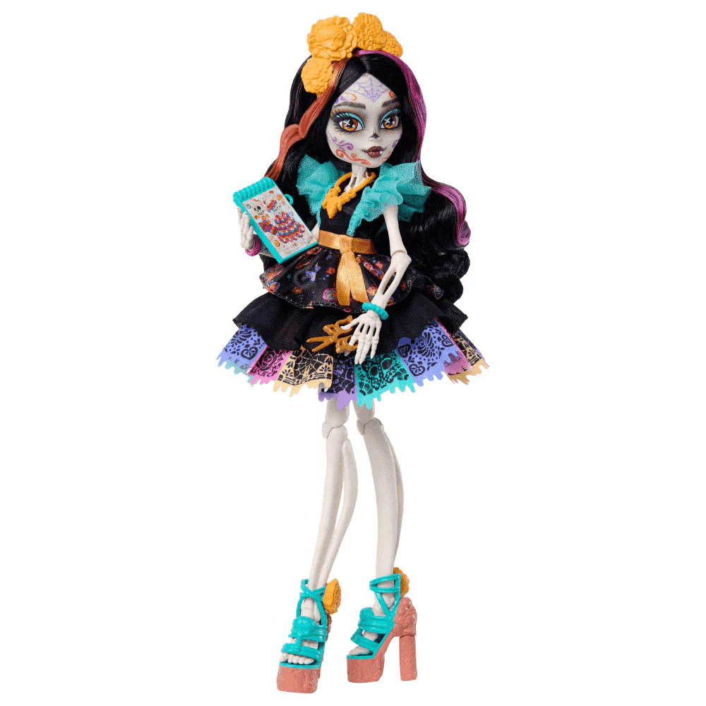 Monster High Skelita Calaveras Muñeca con Mascota y Accesorios - Image 4
