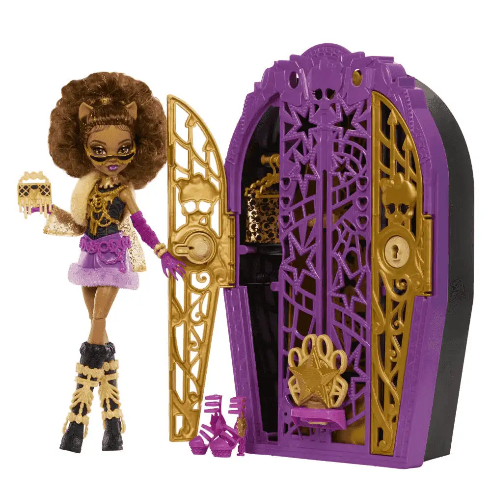 Monster High Skulltimate Secrets Hauntlywood – Clawdeen Wolf con armario y 19+ sorpresas