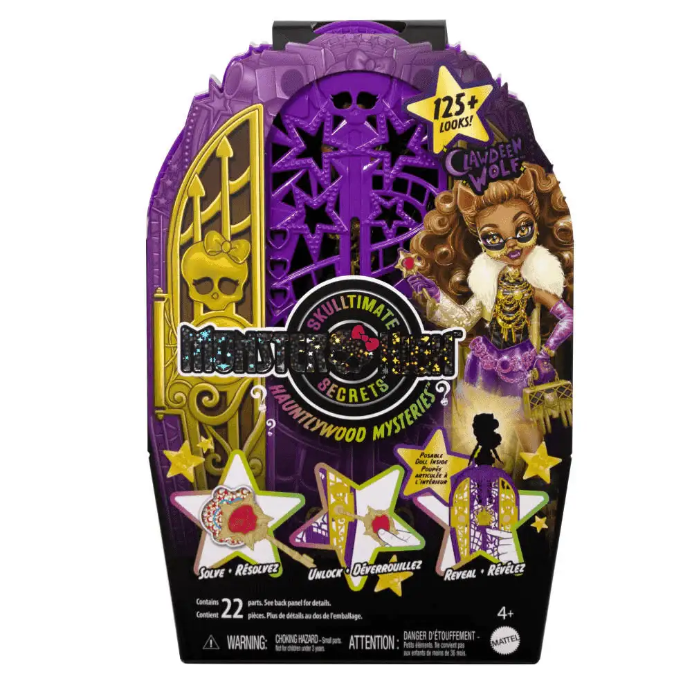 Monster High Skulltimate Secrets Hauntlywood – Clawdeen Wolf con armario y 19+ sorpresas - Image 6