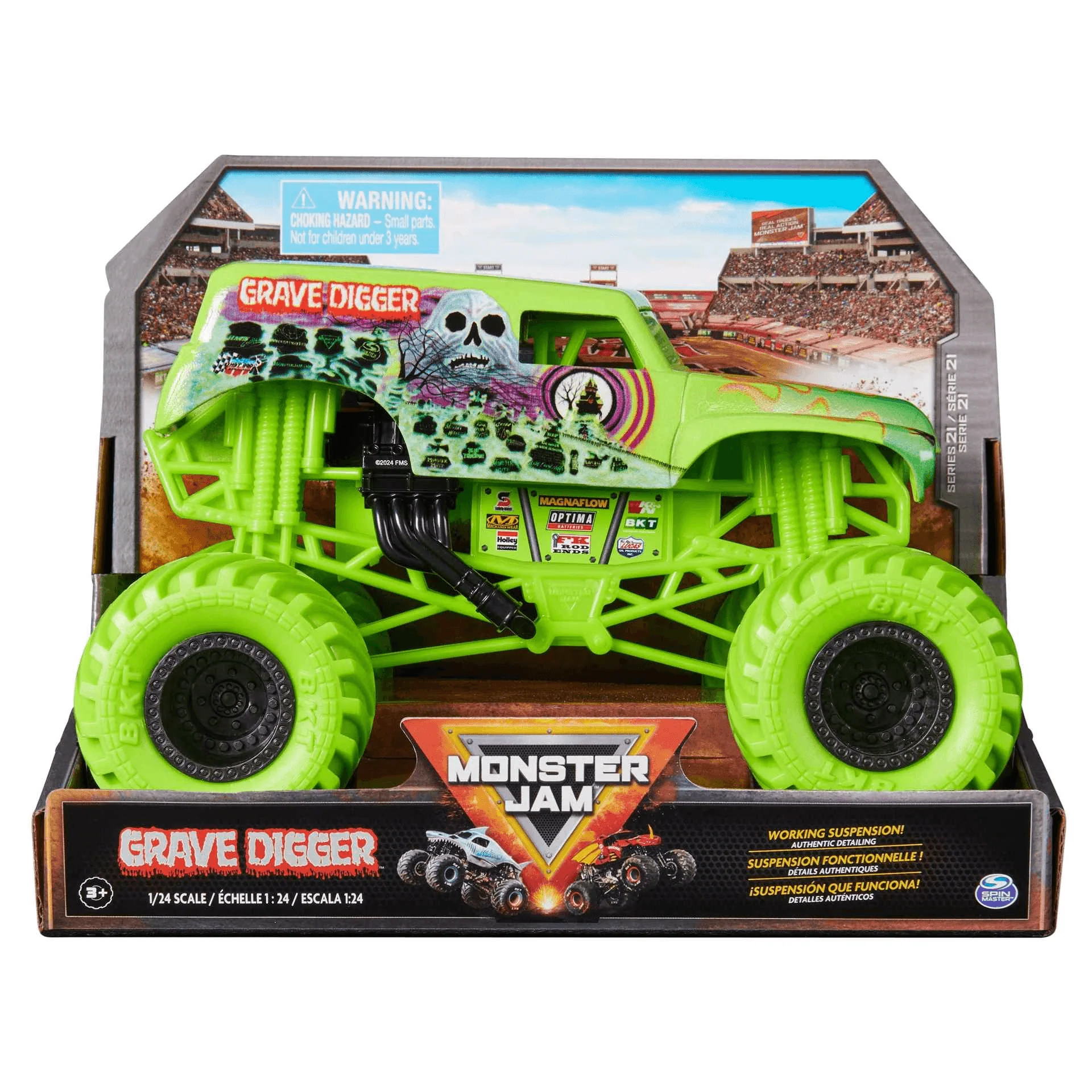 Monster Jam  Grave Digger  Die Cast 1:24