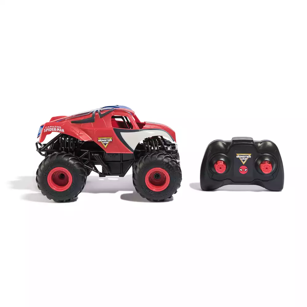 Monster Jam - RC Monster Truck The Amazing Spider-Man Escala 1:24