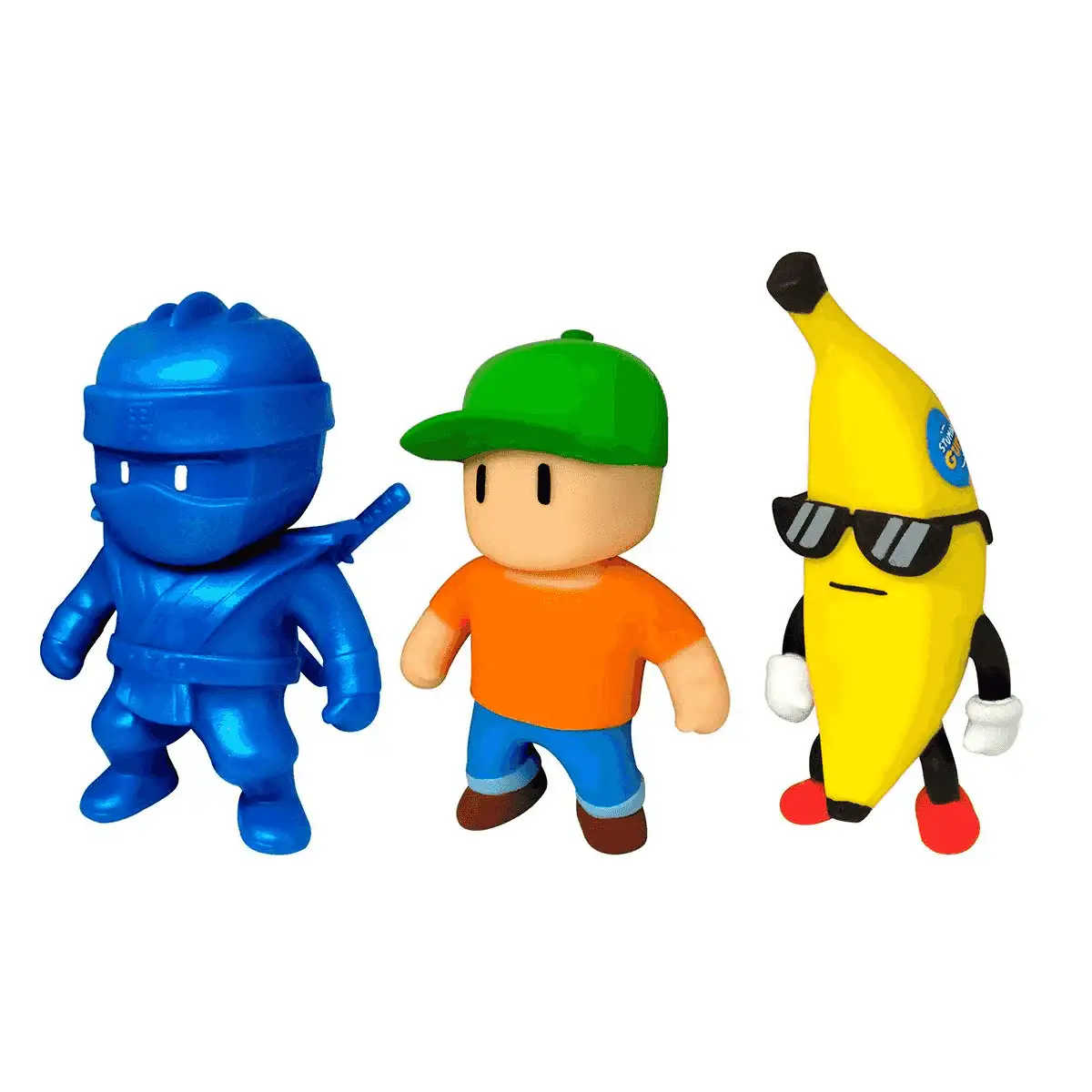 Monsterflex Stumble Guys Pack de 3 – Figuras elásticas coleccionables