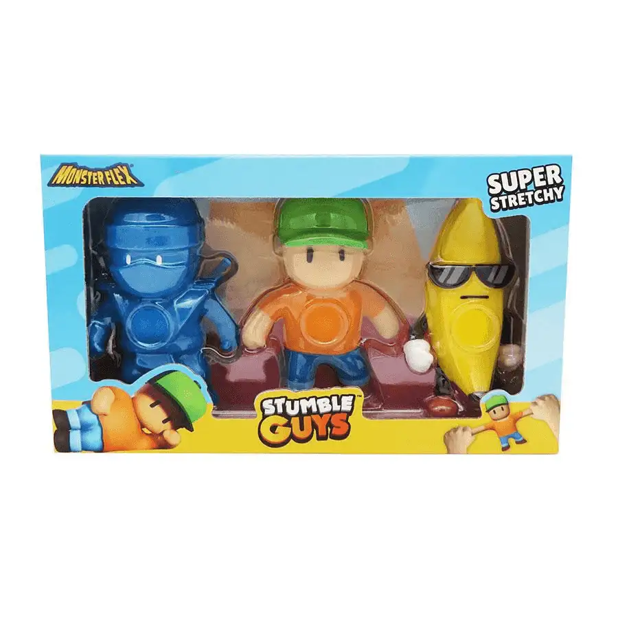 Monsterflex Stumble Guys Pack de 3 – Figuras elásticas coleccionables - Image 2