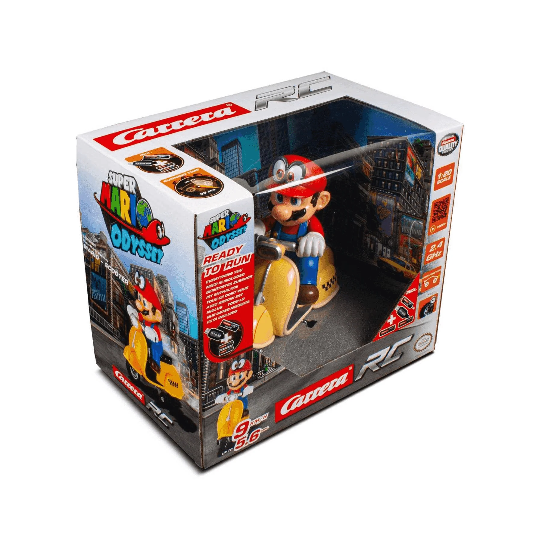 Moto Radio Control Super Mario Odyssey Scooter E1:18 - Image 3