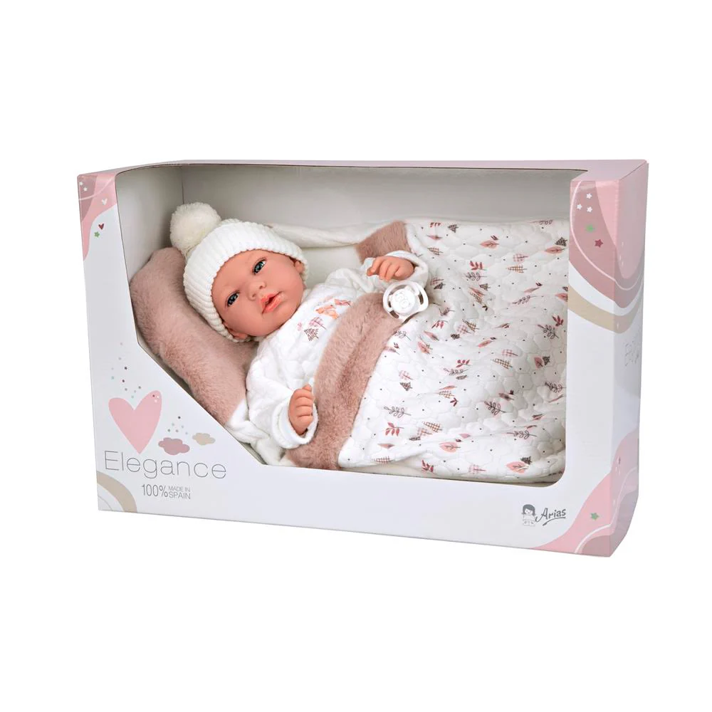 Muñeca Arias  Elegance Andie Rosa con Saquito 40 cm - Image 7