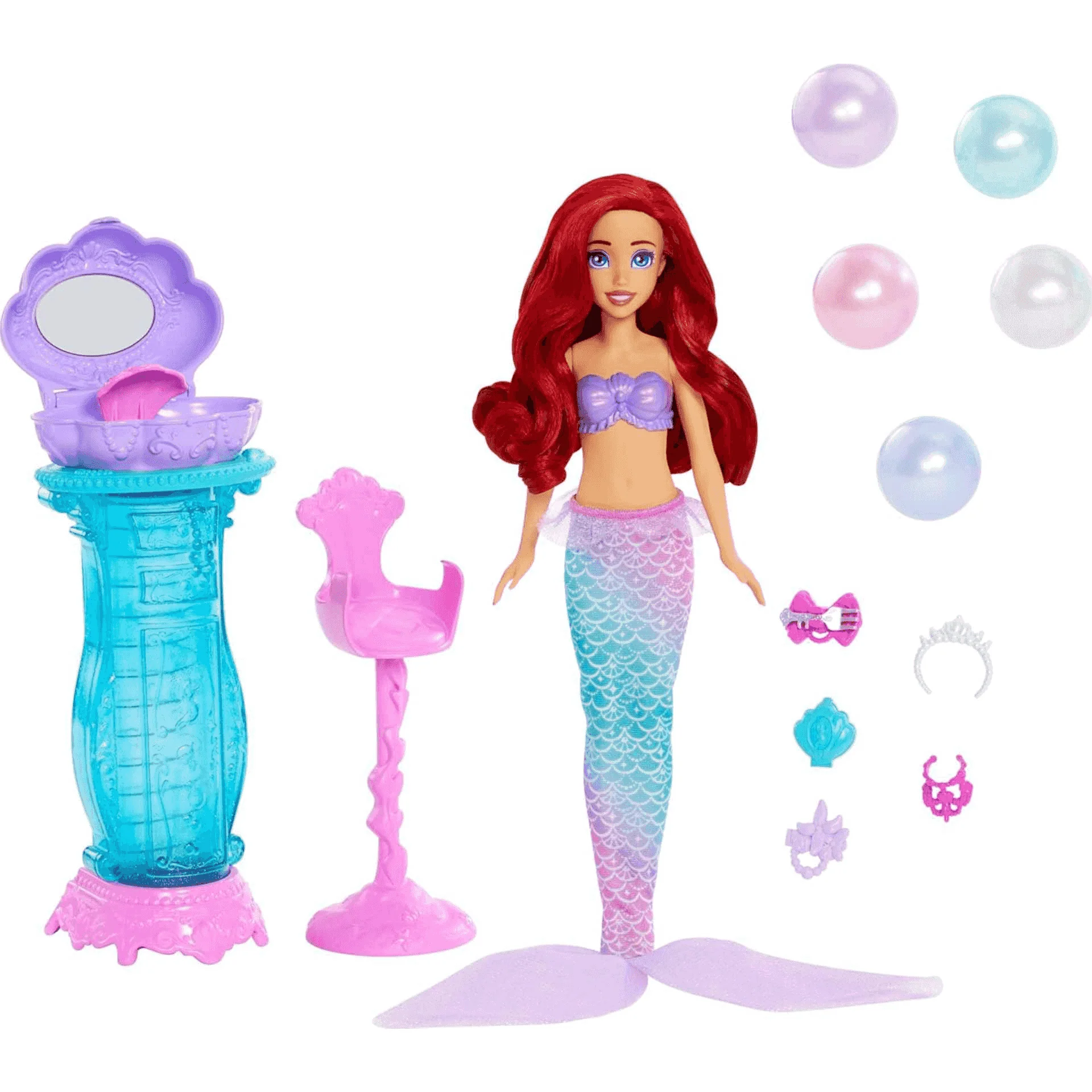 Muñeca Ariel con Tocador Desplegable