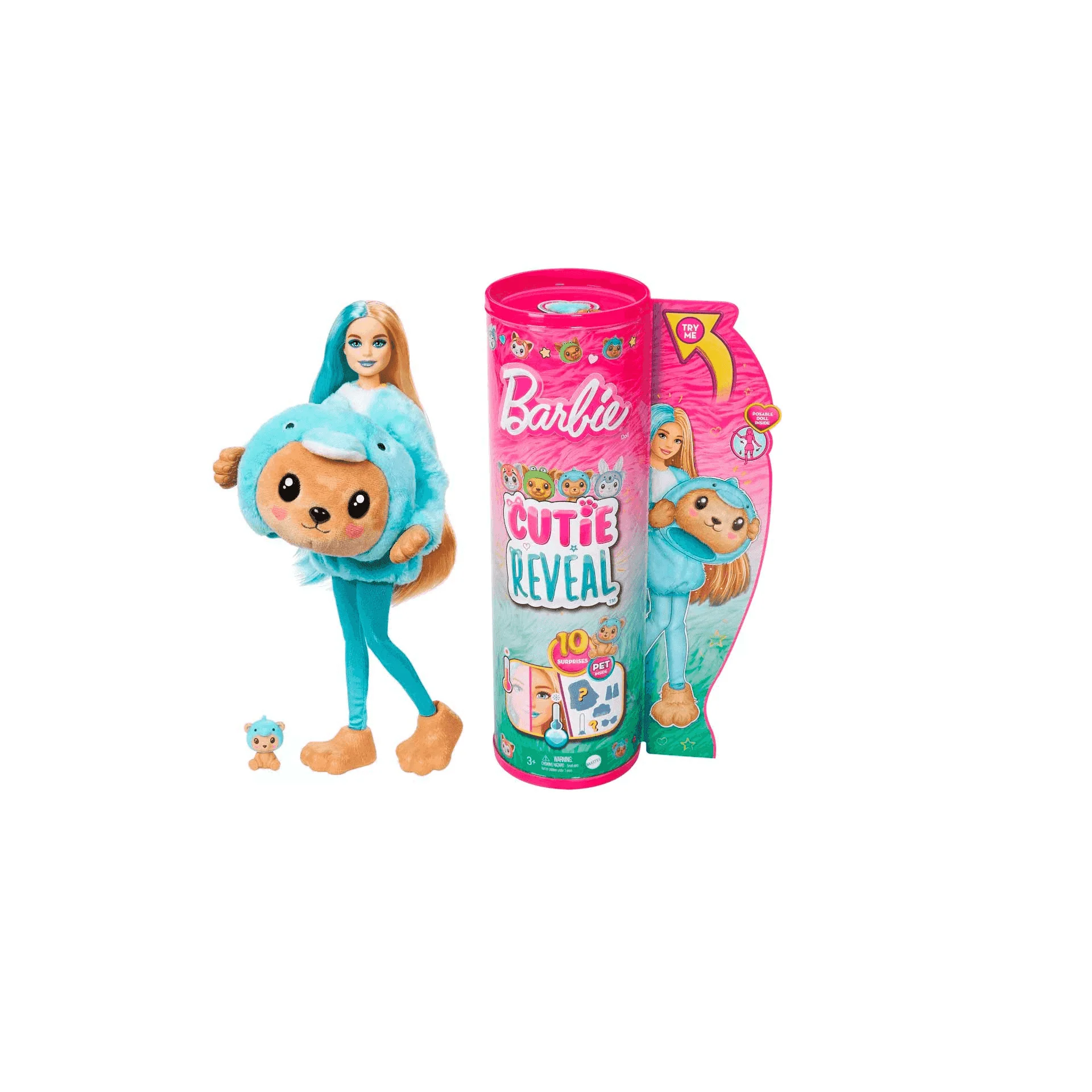 Muñeca Barbie Cutie Reveal Disfraces Osito-Delfín Mattel - Image 2
