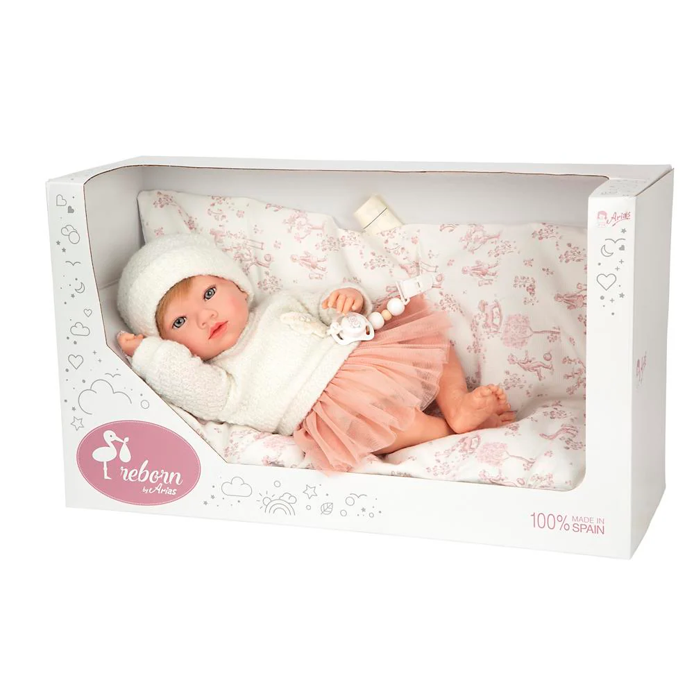 Muñeca Bebé Reborn Julia Rosa – 40 cm - Image 9