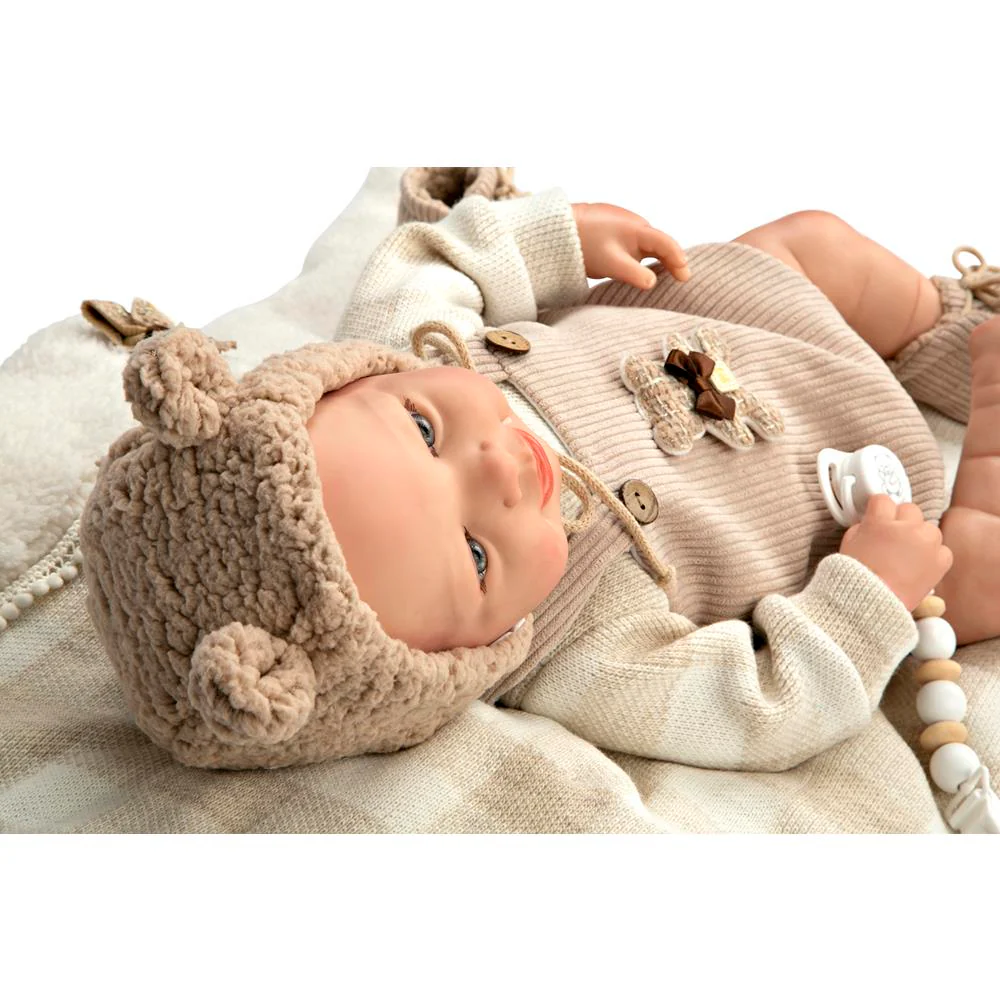 Muñeca Bebé Reborn Rubén con cojín - Image 5