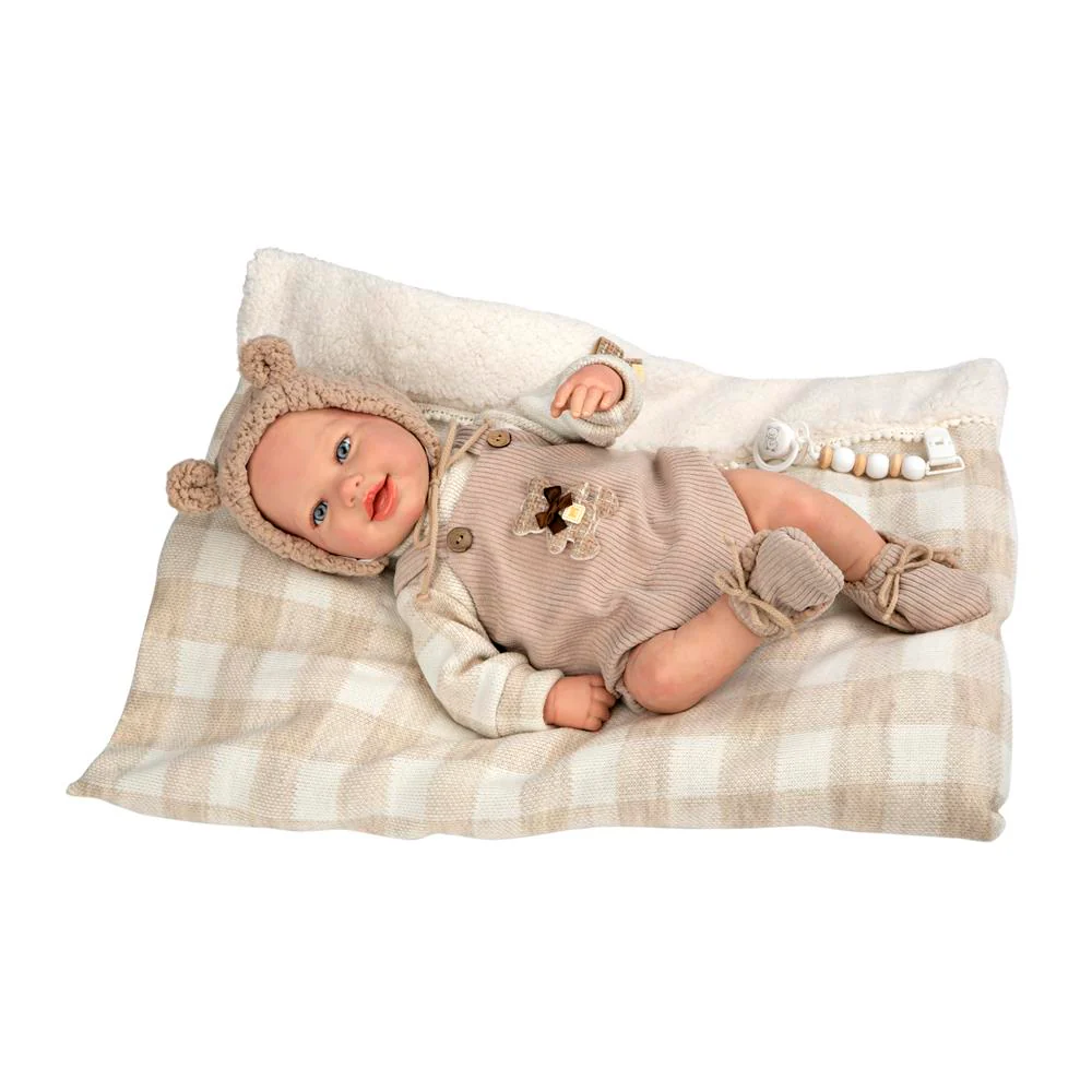 Muñeca Bebé Reborn Rubén con cojín - Image 6
