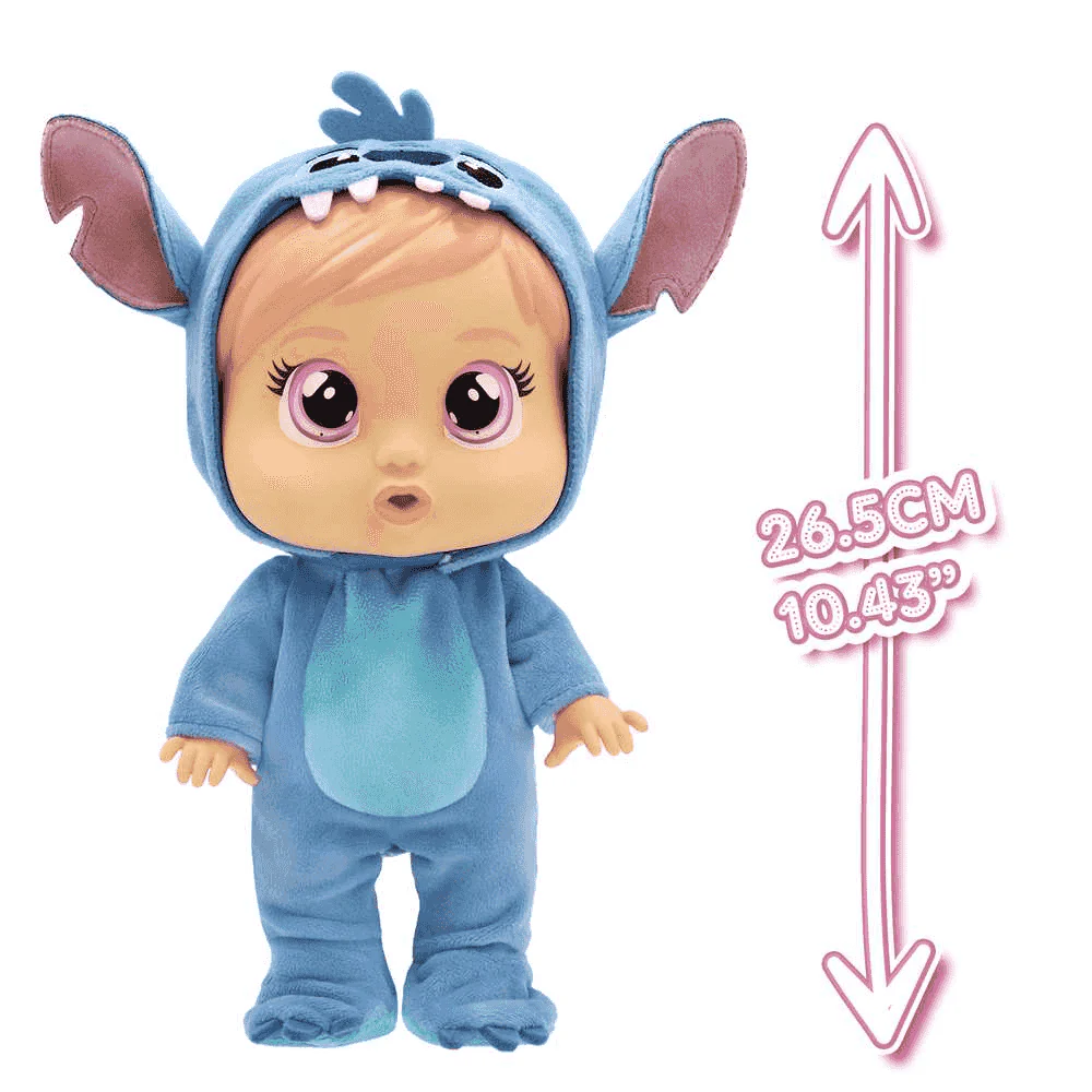 Muñeca Bebés Llorones Loving Care Stitch Disney con Accesorios - Image 4