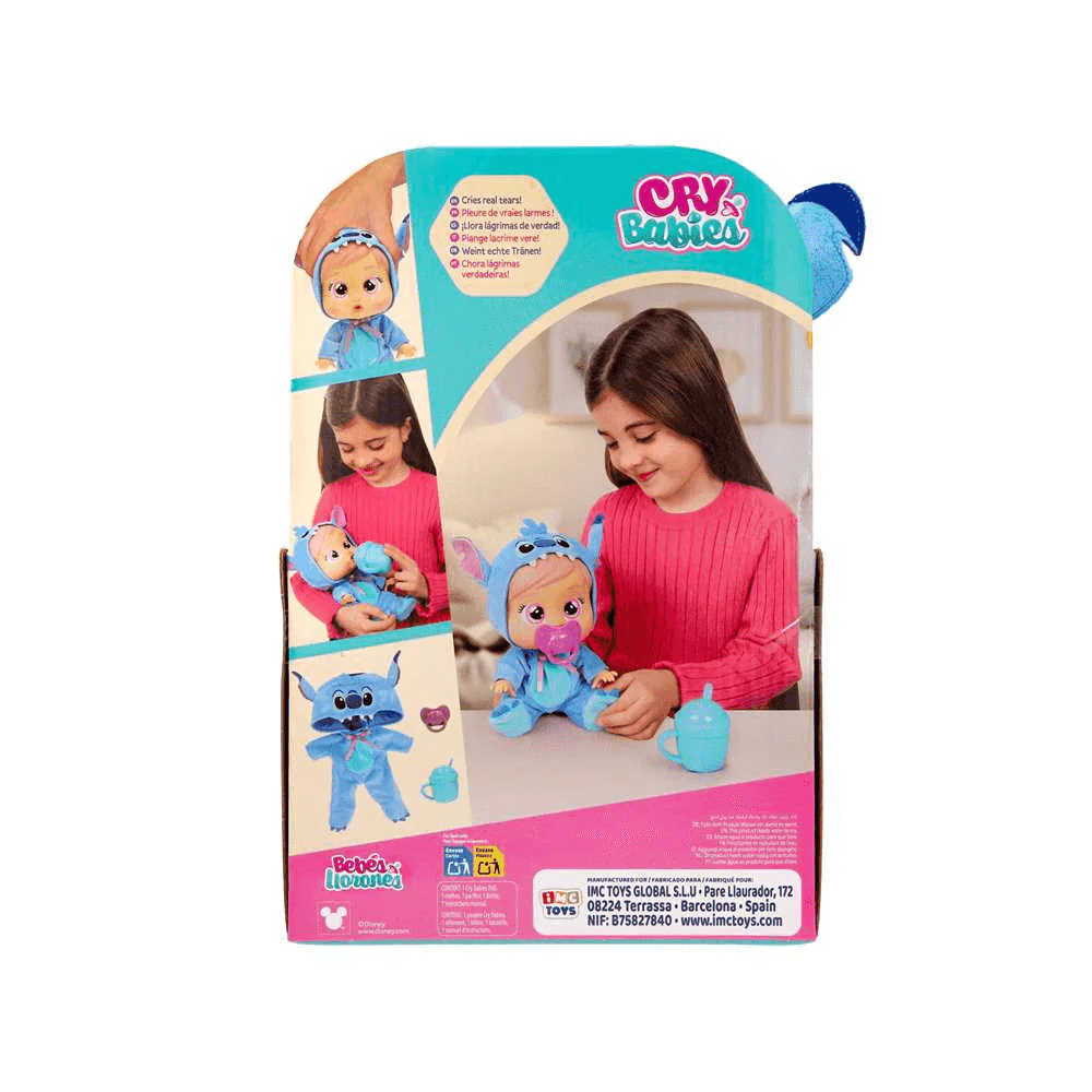 Muñeca Bebés Llorones Loving Care Stitch Disney con Accesorios - Image 6