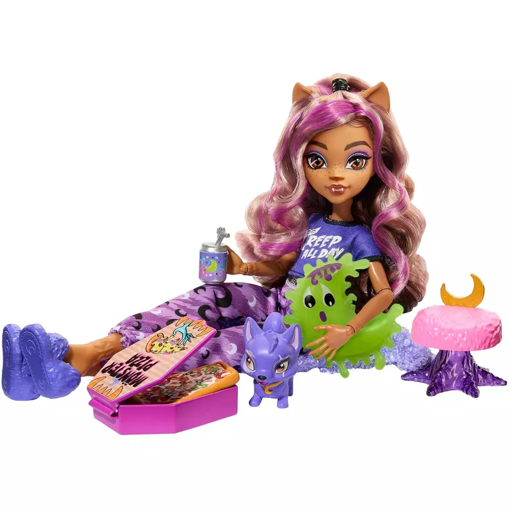 Muñeca Clawdeen Wolf Fiesta Pijama Monster High 25Cm - Image 3
