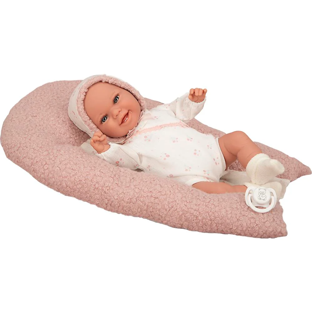 Muñeca Elegance Babyto Rosa 35 cm con Almohada