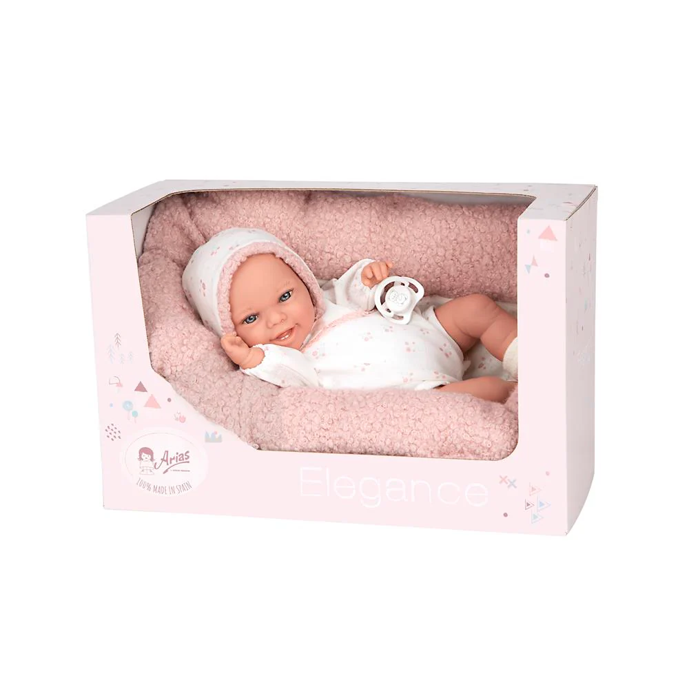 Muñeca Elegance Babyto Rosa 35 cm con Almohada - Image 2