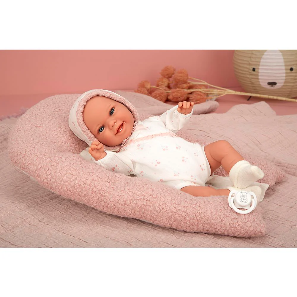 Muñeca Elegance Babyto Rosa 35 cm con Almohada - Image 3