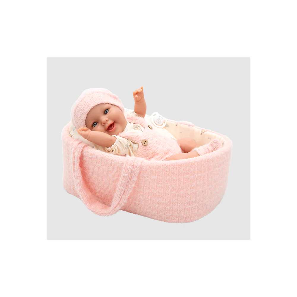 Muñeca Elegance Gadi Rosa 33 cm con capazo