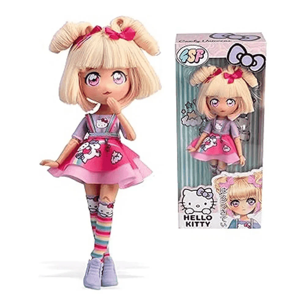 Muñeca Hello Kitty Manga Pretty Pink – Estilo Kawaii Chic