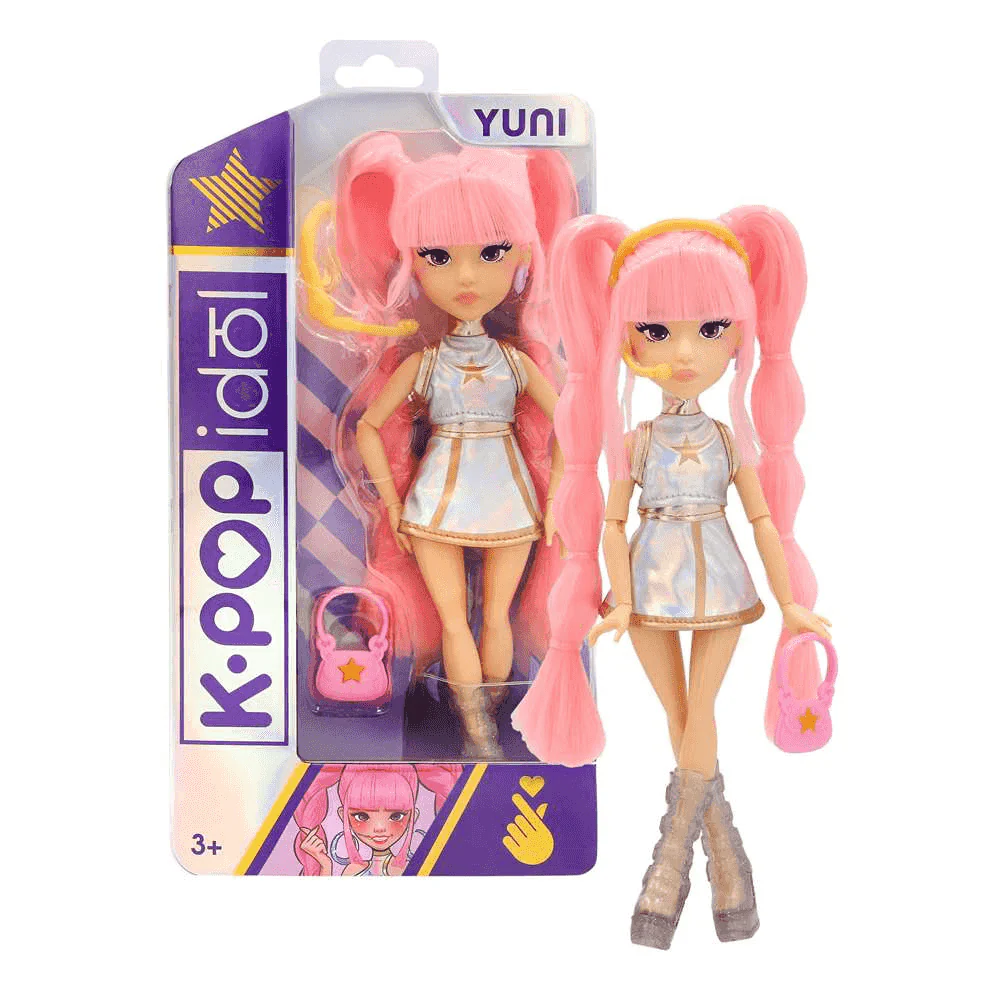 Muñeca K Pop Idol Fashion Doll Yuni con Accesorios de Moda