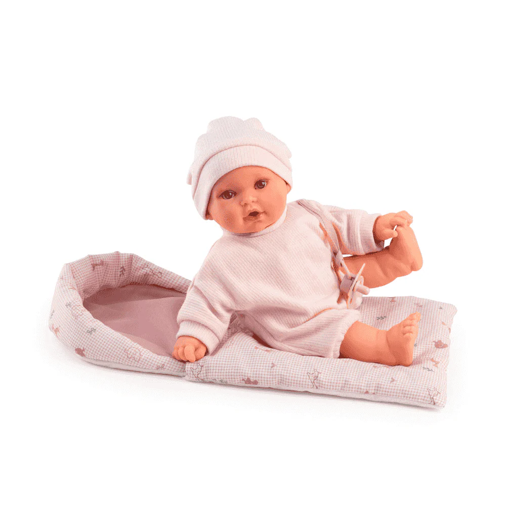 Muñeca Kika Lloro Saco Camping 27 cm Antonio Juan