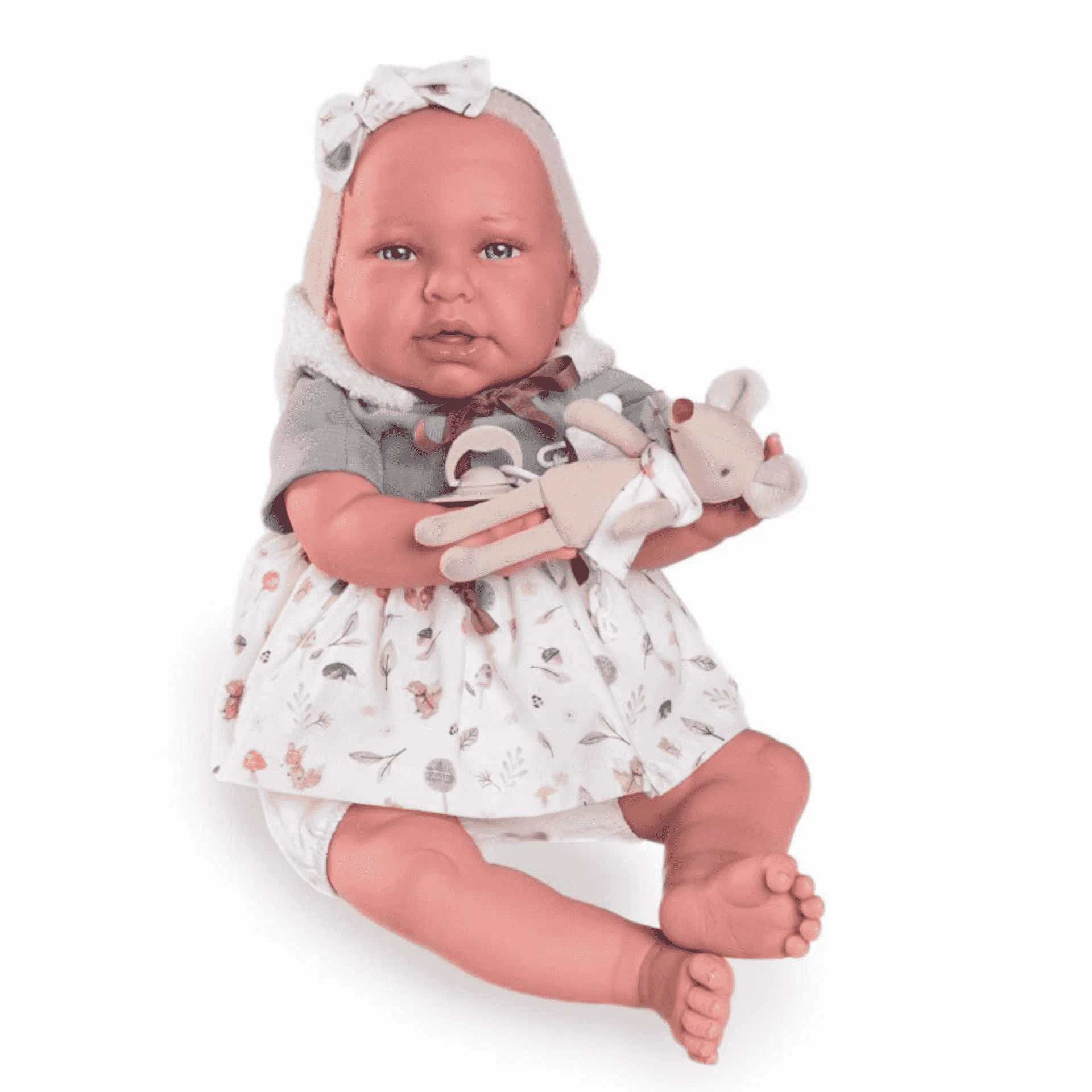 Muñeca Mi Primer Reborn Daniela con Peluche - Antonio Juan - Image 2