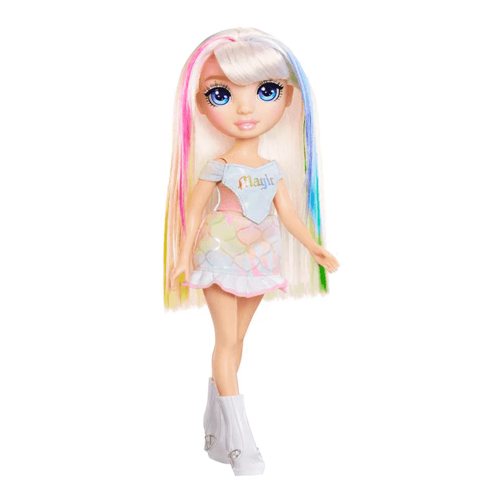 Muñeca Rainbow High My Fashion Style Amaya con Bolso y Look Arcoíris (28 cm)