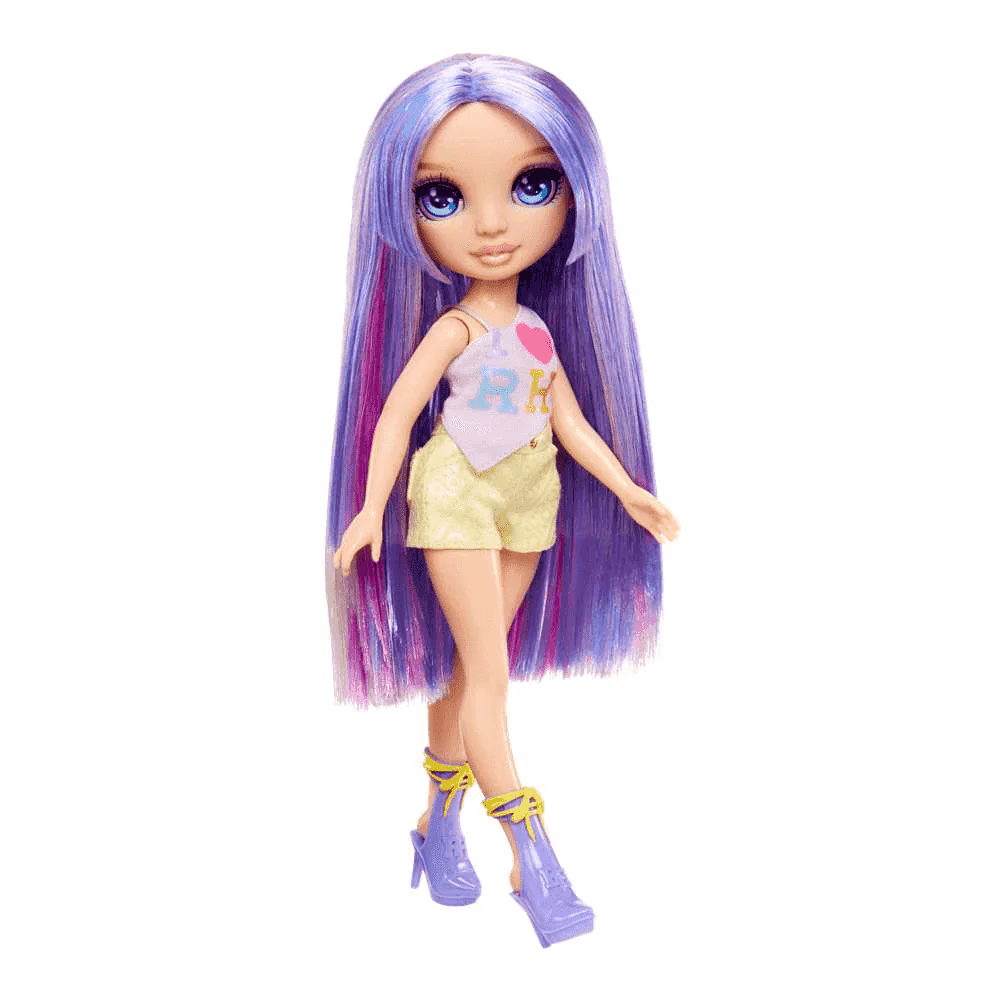 Muñeca Rainbow High My Fashion Style Violet con Bolso y Look Morado (28 cm)