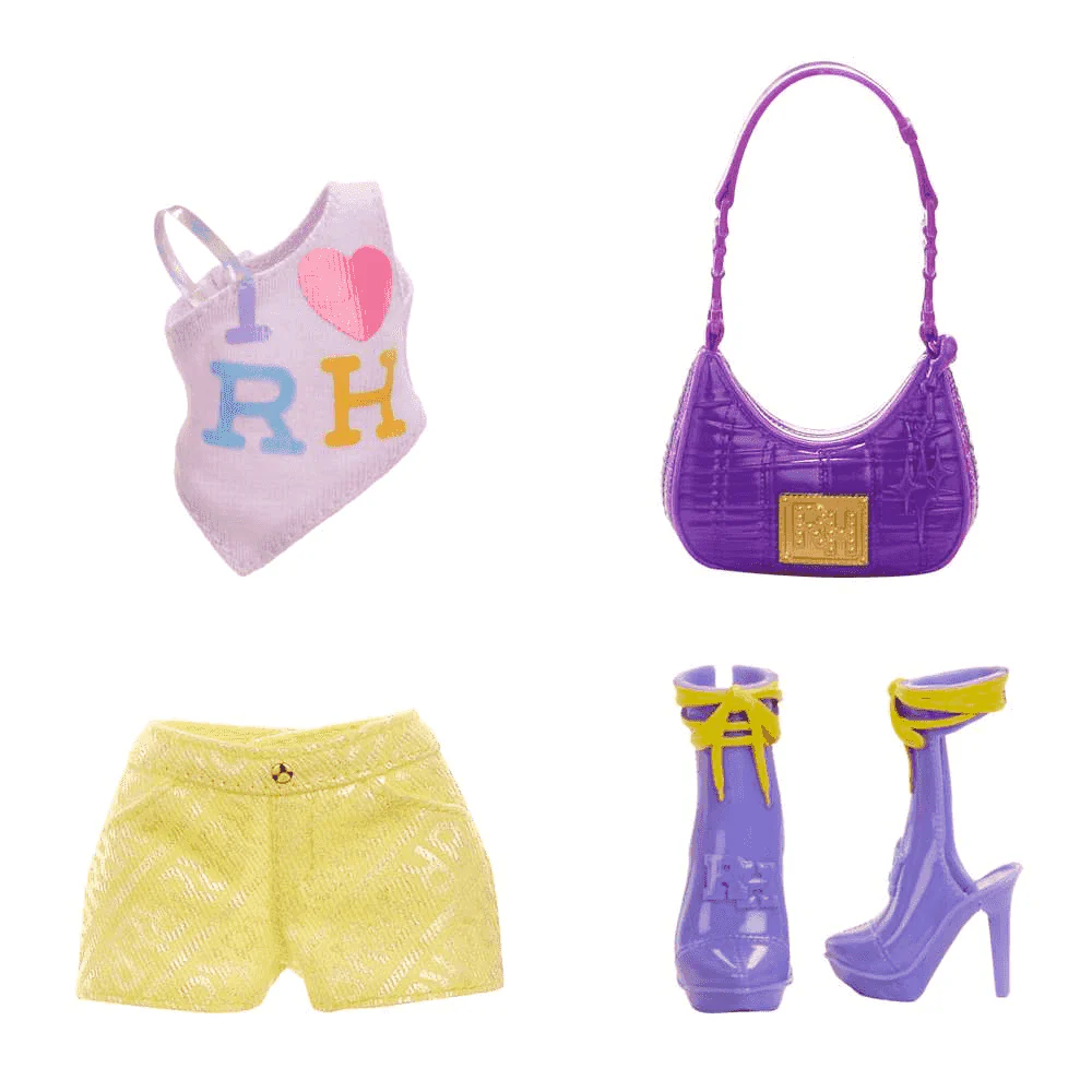 Muñeca Rainbow High My Fashion Style Violet con Bolso y Look Morado (28 cm) - Image 3