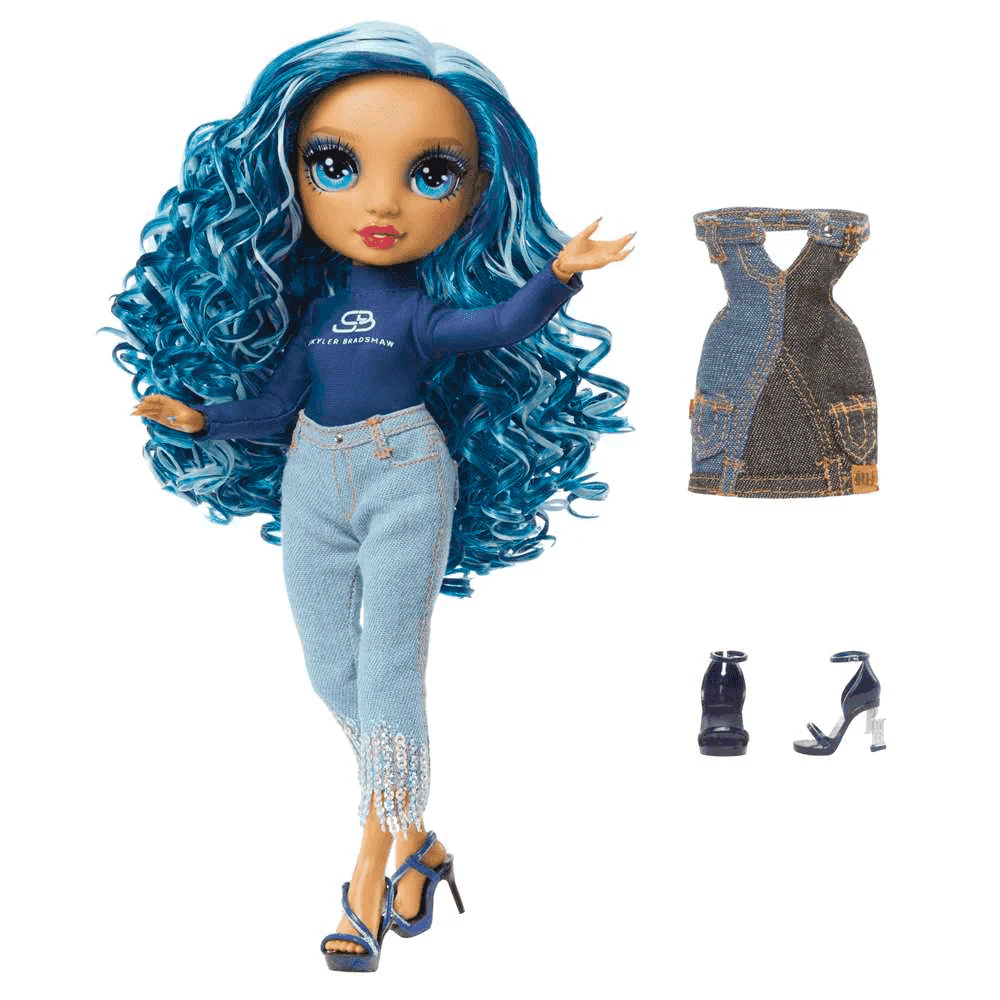 Muñeca Rainbow High Style Skyler Bradshaw con 2 atuendos y accesorios de moda - Image 2