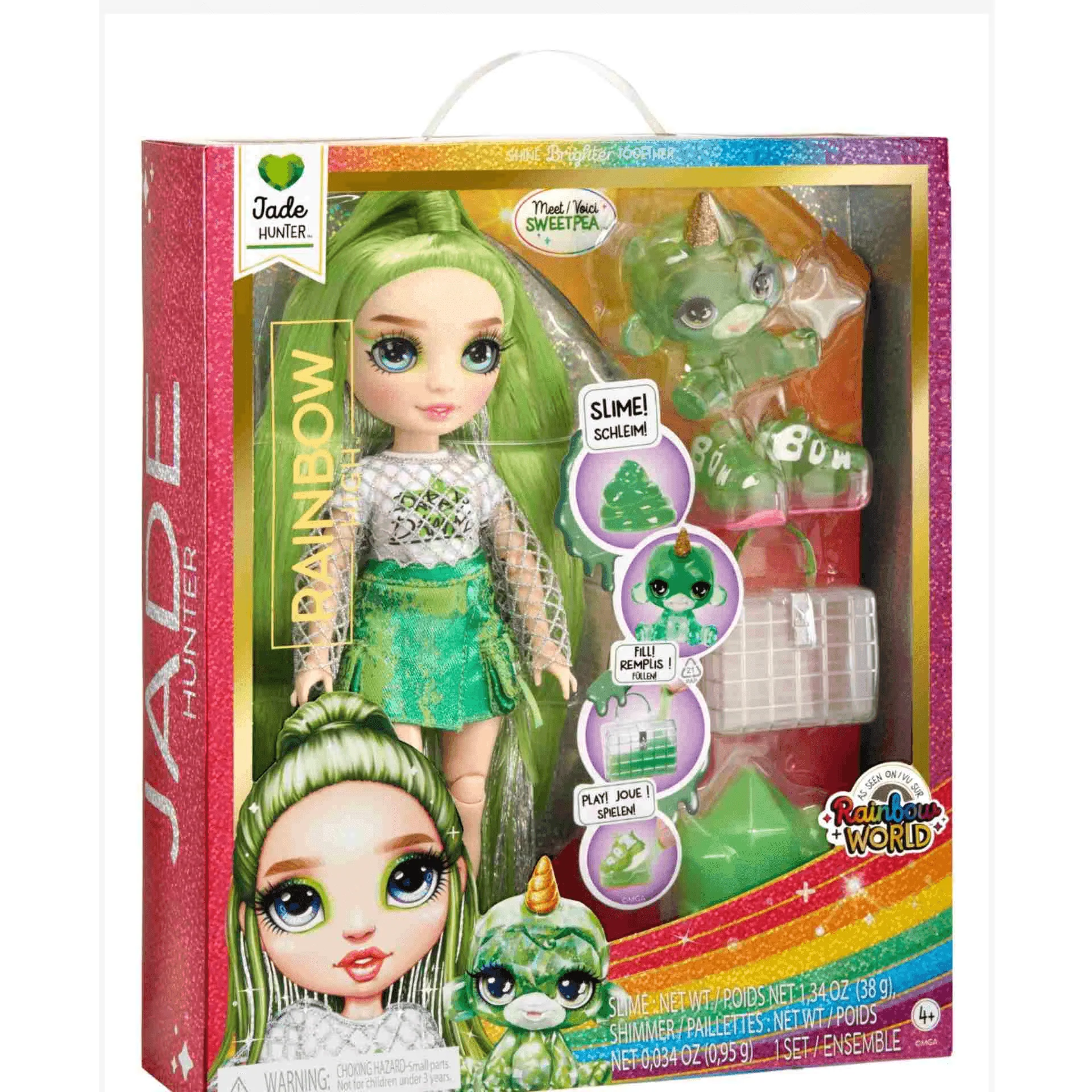 Muñeca Rainbow World Jade Green