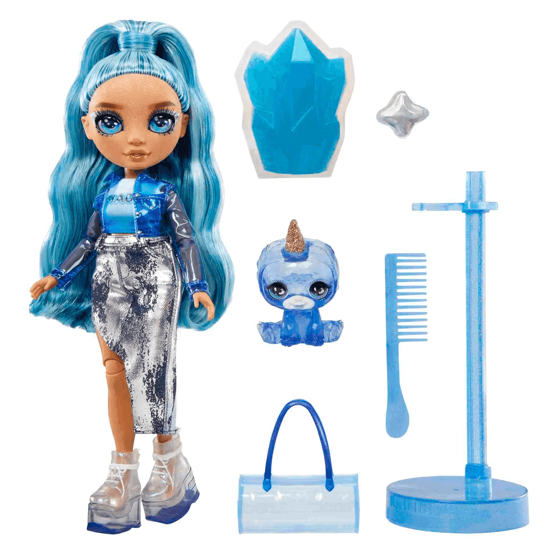 Muñeca Rainbow World Skyler Blue - Image 2