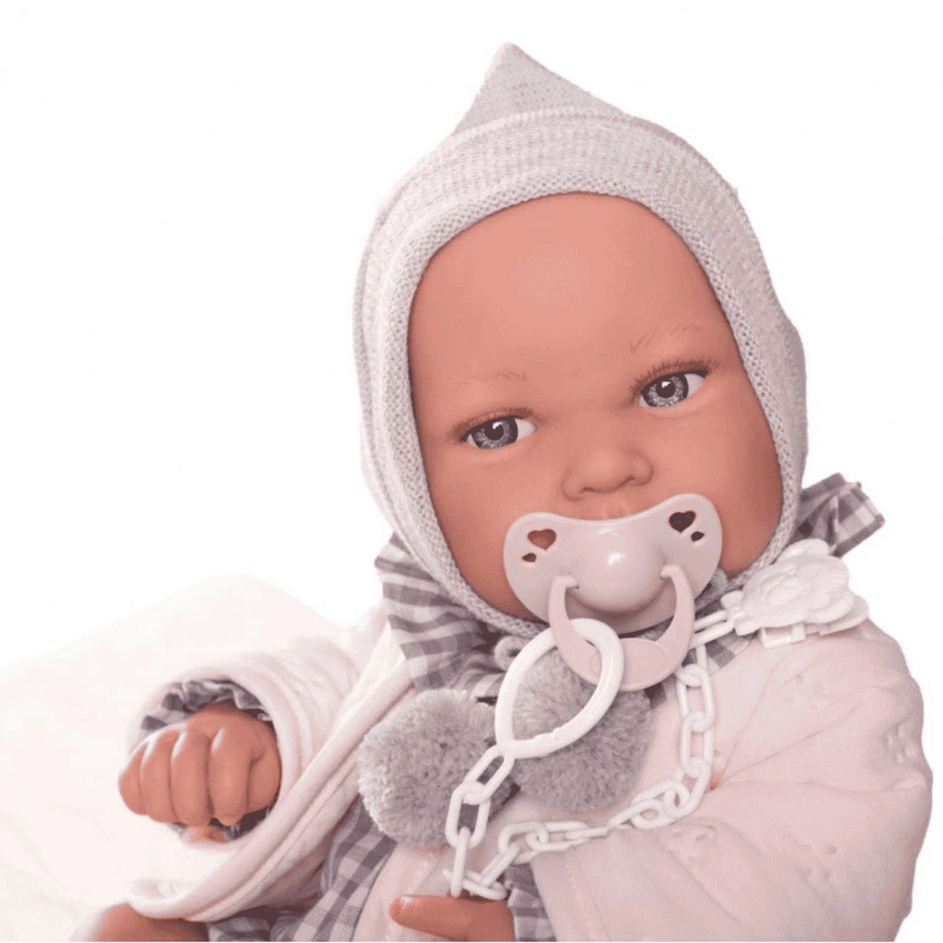 Muñeca Recién Nacida Pipa con Manta Acolchada - Antonio Juan